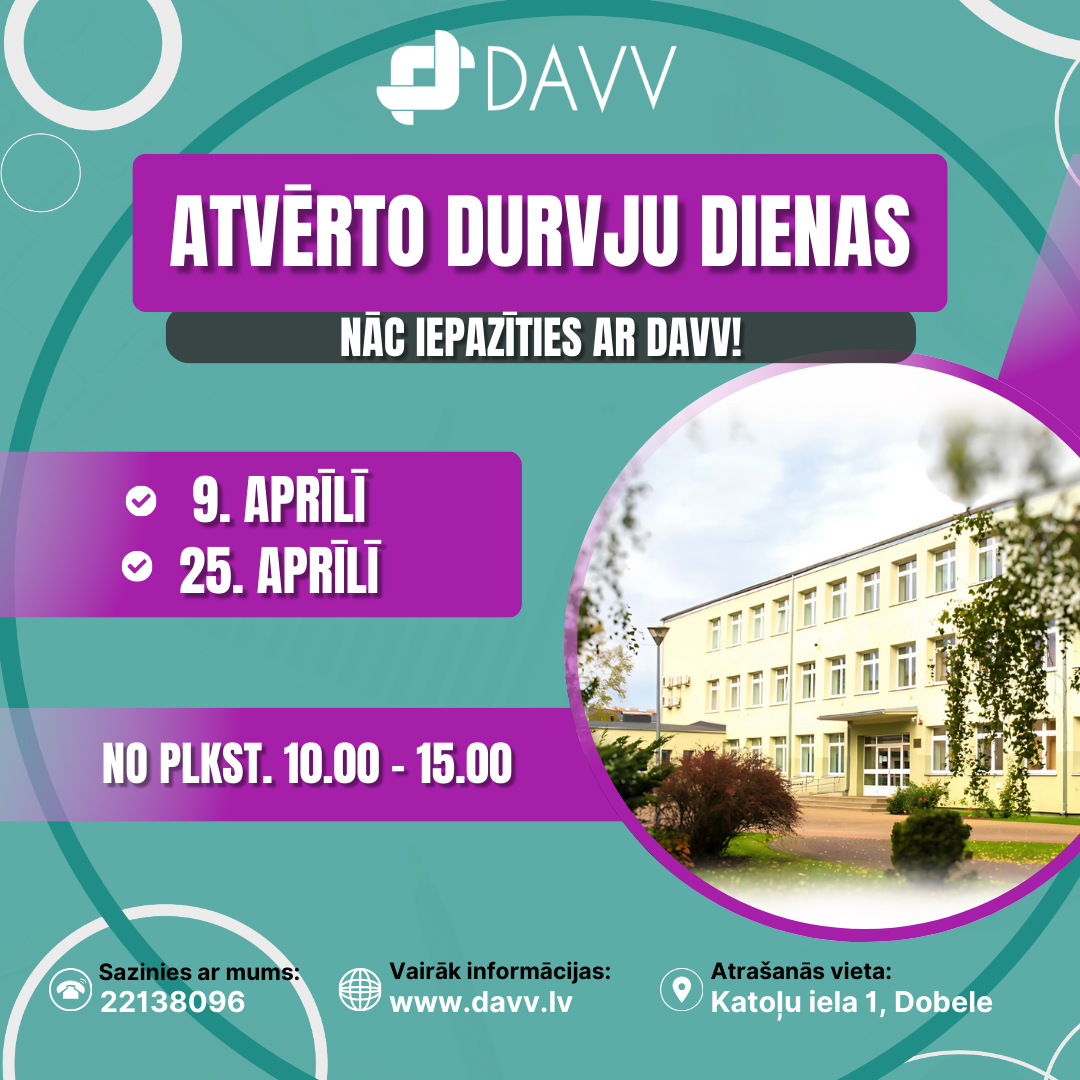 Atvērto durvju dienas DAVV!