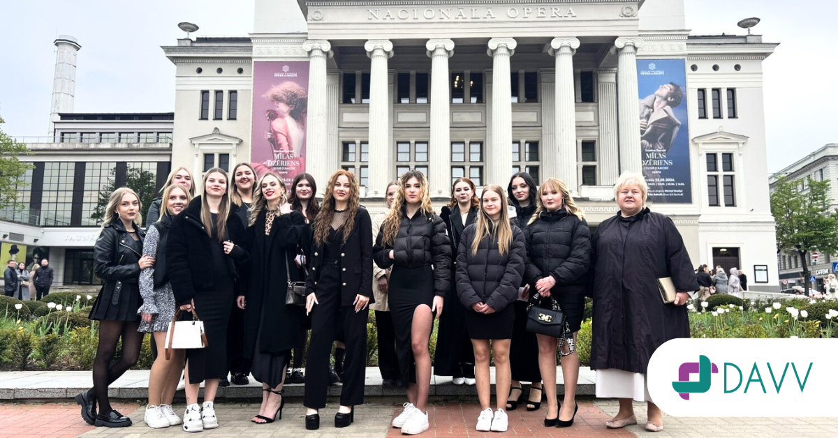 Kultūrizglītības programmas ”Latvijas skolas soma” ietvaros DAVV apmeklēja baleta izrādi ”Žizele”!